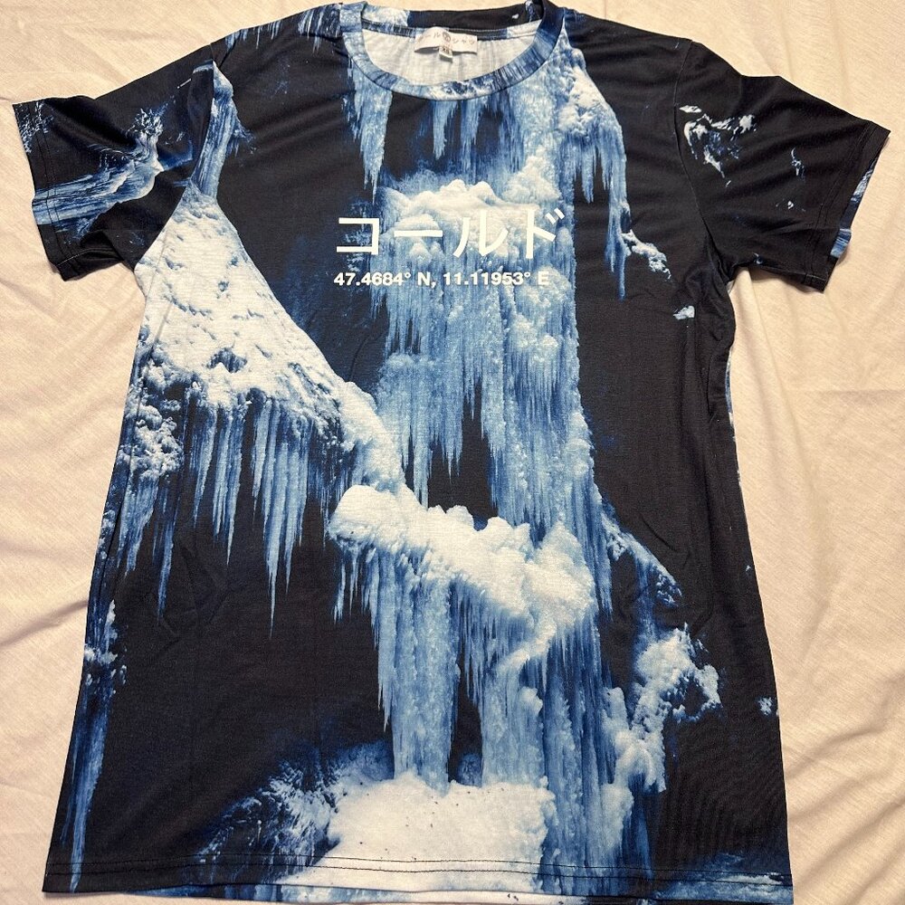 Very Cool Shirtz Glacier Tee Rare Short Sleeve T Shirt Size XS Great Condition